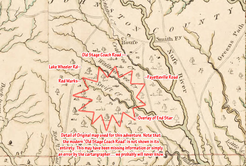 Detail of original map from 1795